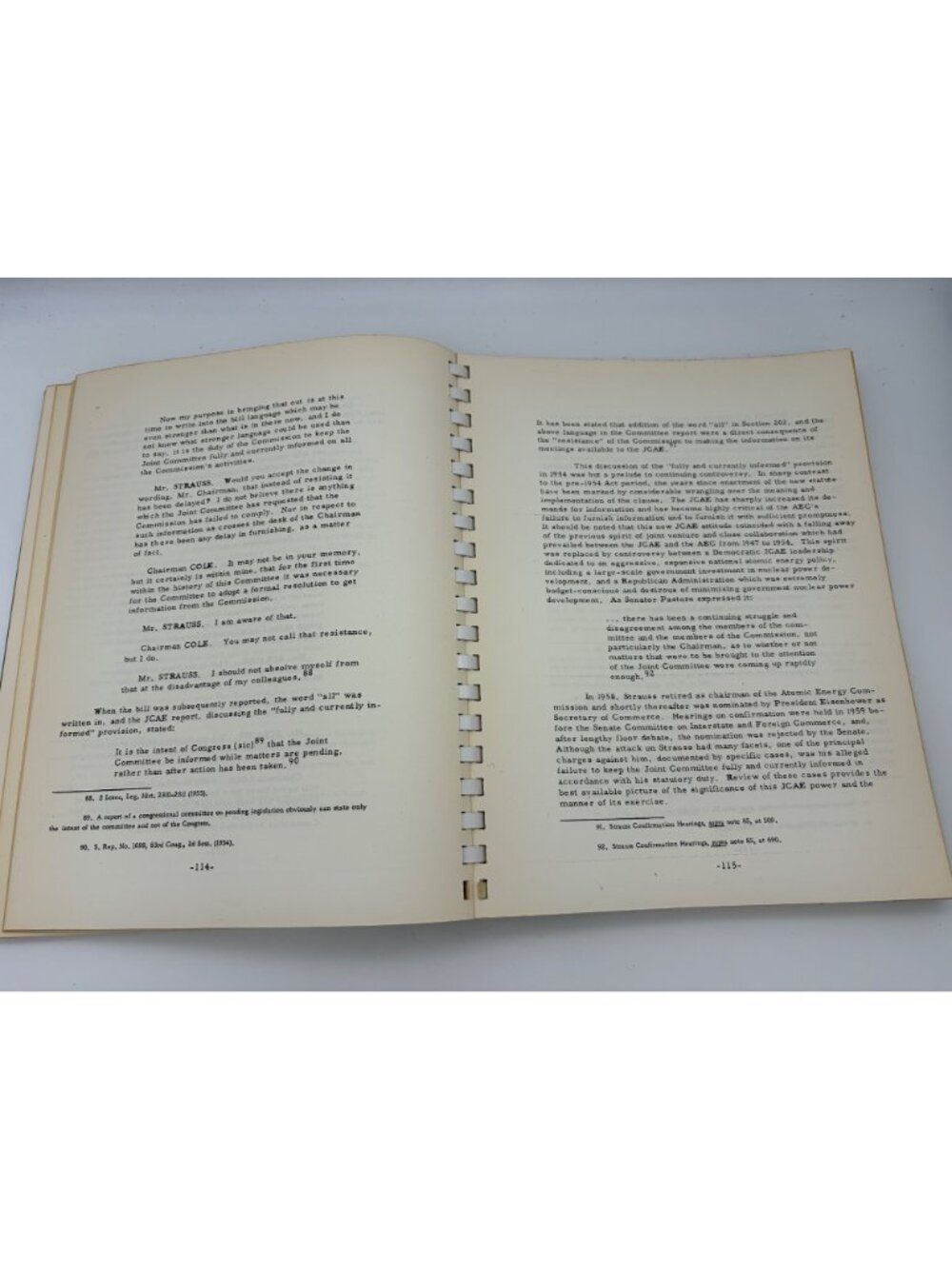 1961 Joint Committee on Atomic Energy Government Power Green Rosenthal GWU Study - Picture 6 of 13